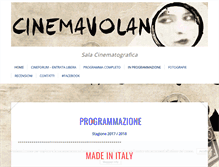 Tablet Screenshot of cinemavolano.com